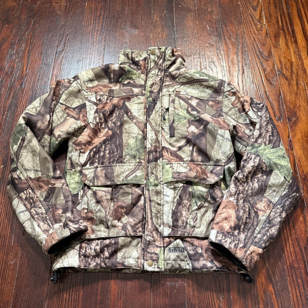 Dewalt Heated Jacket Mens Small Camo 12v / 20v‎ Max True Timber Work Hunting